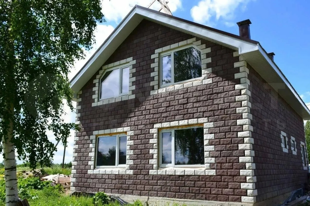 Газобетонный дом с мансардой